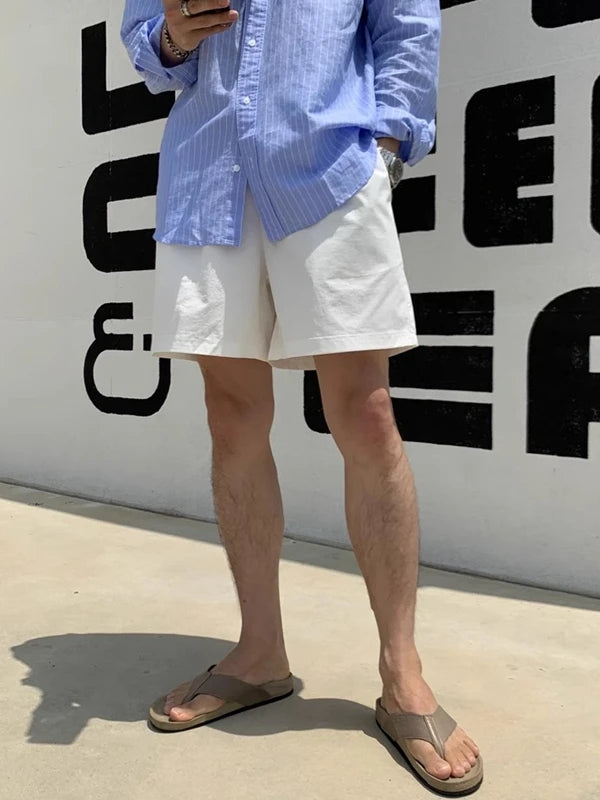 Men's Cotton Linen Breathable Shorts