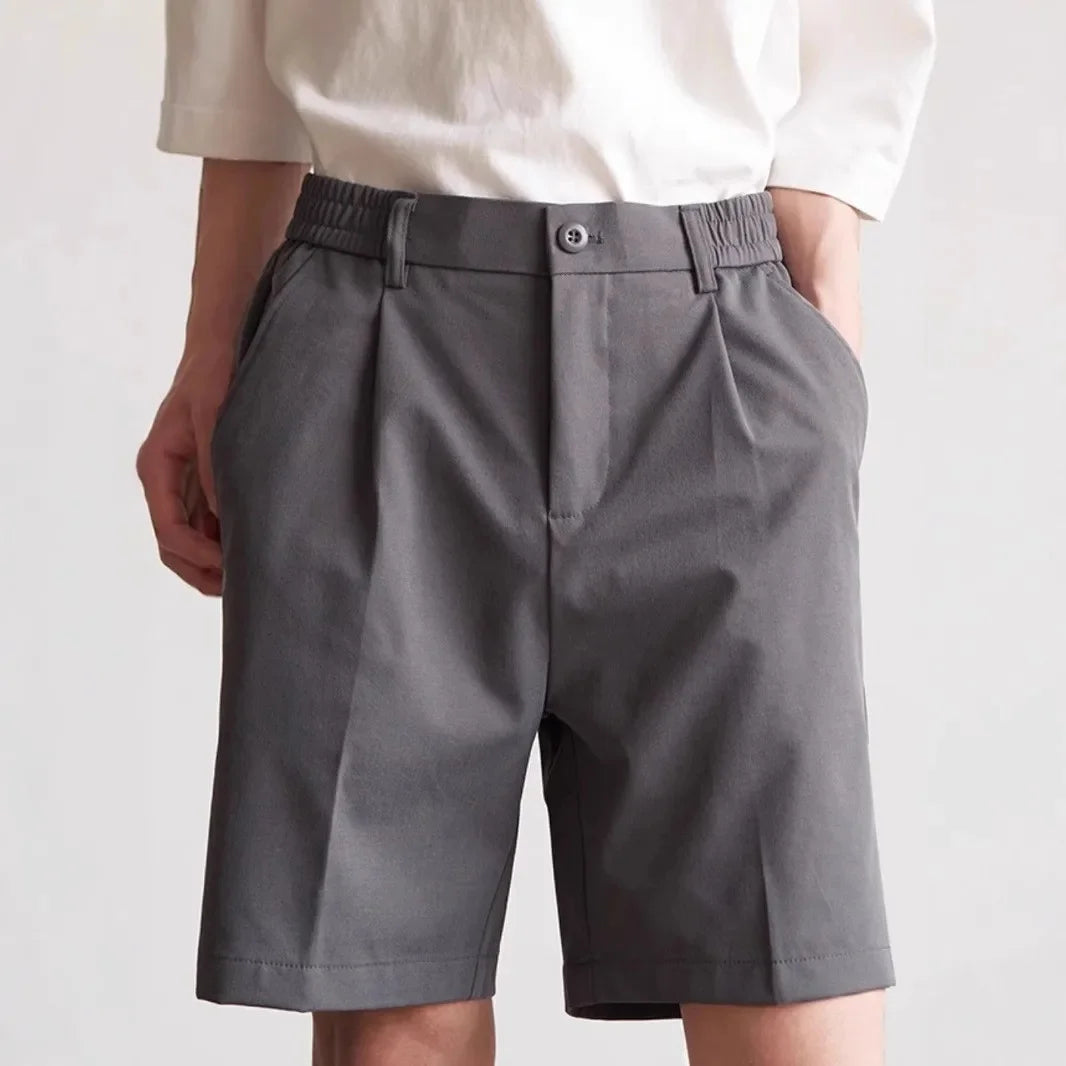 Men’s Tailored Summer Shorts – Mid-Length Minimalist Essential