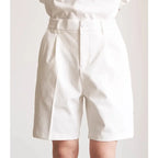 Men’s Pleated Shorts – Tailored Fit in Light Luxury Cotton