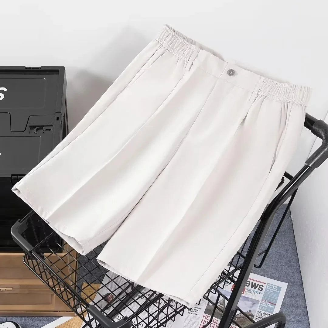 Men’s Tailored Summer Shorts – Mid-Length Minimalist Essential