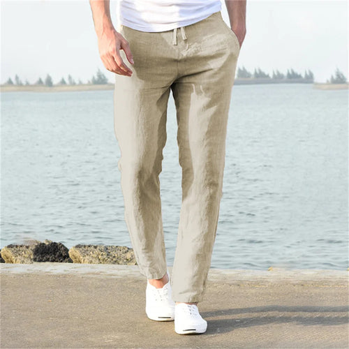 Men's Linen Cotton Breathable Trousers