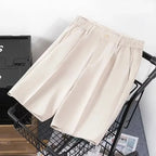 Men’s Pleated Shorts – Tailored Fit in Light Luxury Cotton