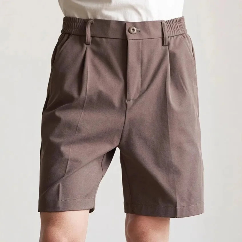 Men’s Tailored Summer Shorts – Mid-Length Minimalist Essential