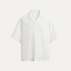 Men’s Tailored Linen Set – Relaxed Shirt & Drawstring Shorts