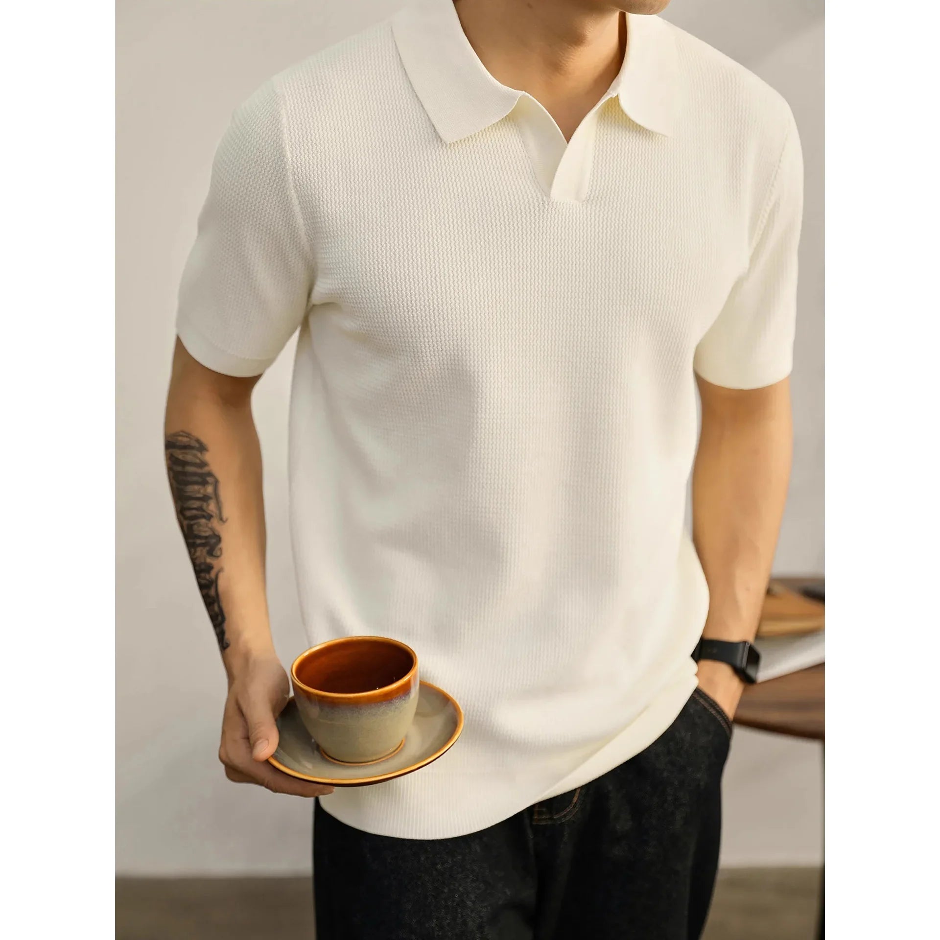 Men's Ice Silk Polo Shirt