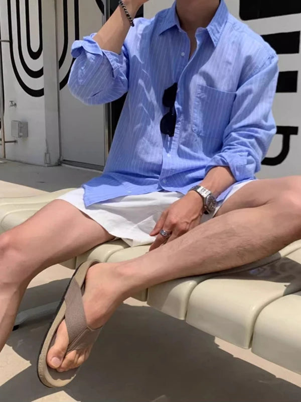 Men's Cotton Linen Breathable Shorts