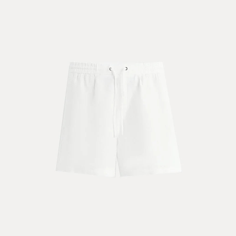 Men’s Tailored Linen Set – Relaxed Shirt & Drawstring Shorts