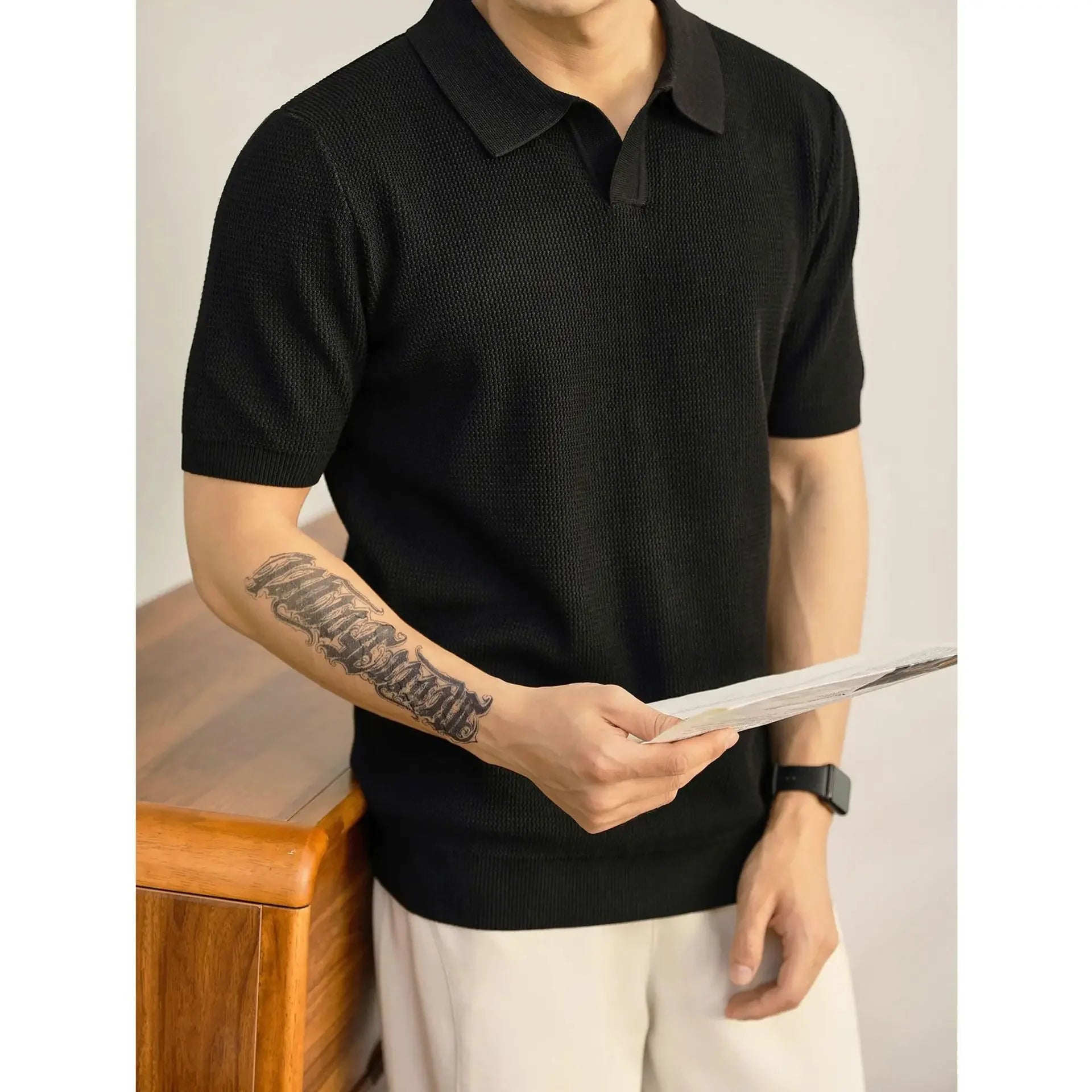 Men's Ice Silk Polo Shirt