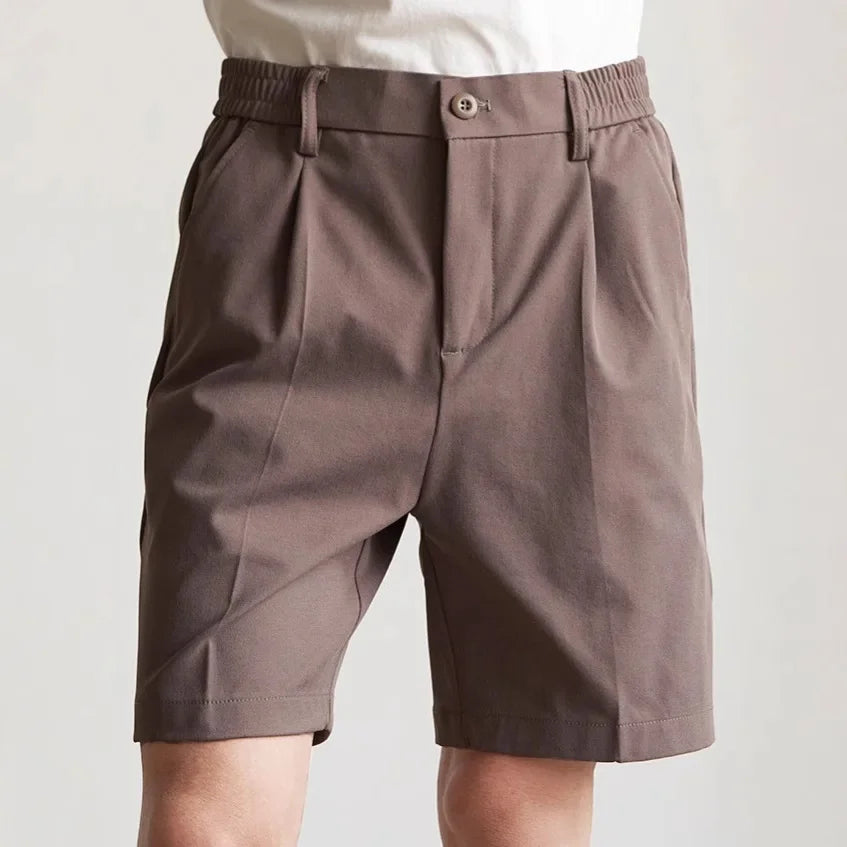 Men’s Tailored Summer Shorts – Mid-Length Minimalist Essential