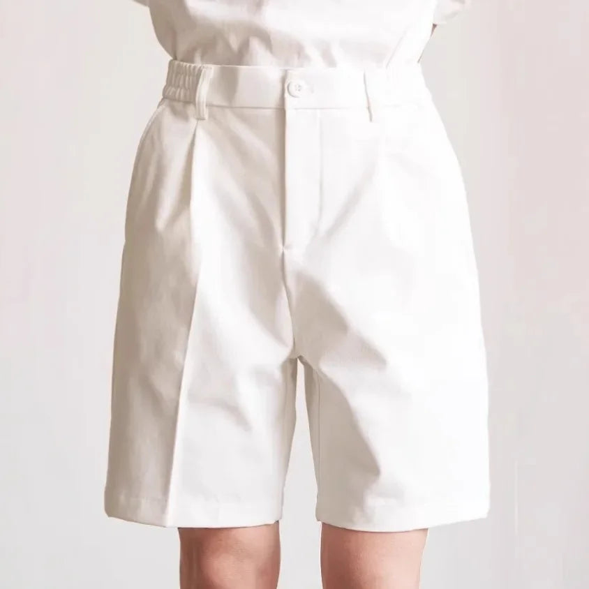 Men’s Tailored Summer Shorts – Mid-Length Minimalist Essential